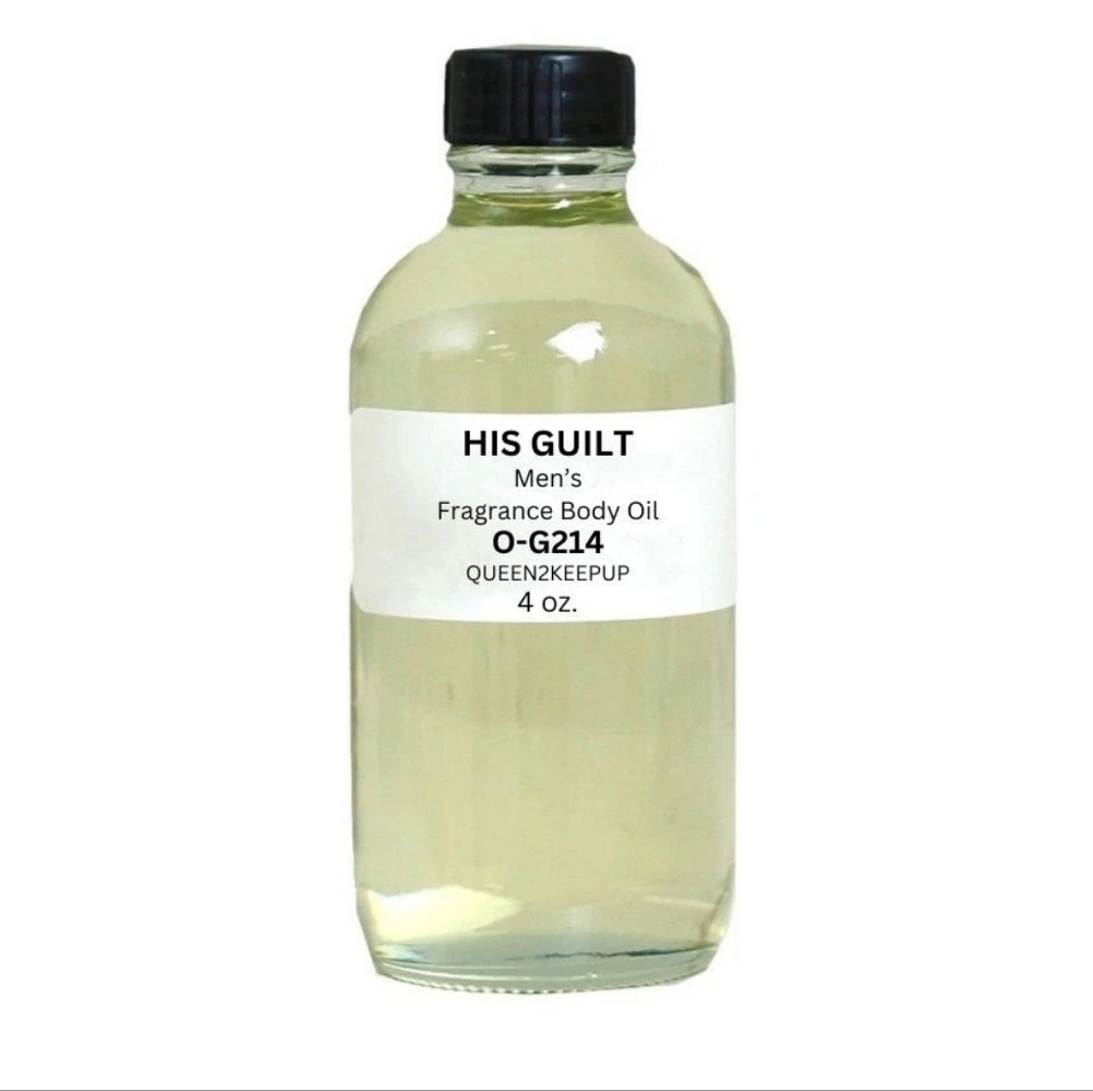 His Guilt (Men) Body Oil 4 oz Fragrance All Natural Scent